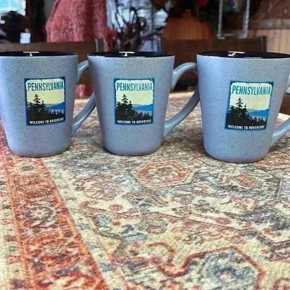 Three brand new Pennsylvania mugs. Three mugs for the price of one. - Picture 1 of 5